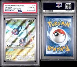 2023 POKEMON MEW EN-151 ILLUSTRATION RARE #178 TANGELA PSA 10 - Image 3