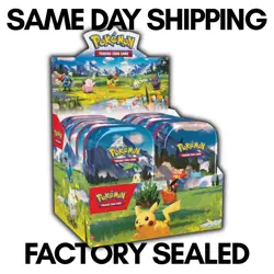Pokemon TCG Ascended Heroes Mini Tin Display Box - Factory Sealed - 10 Tins - Image 1