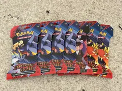 Pokemon TCG: Scarlet & Violet Destined Rivals Booster Packs Sealed - Set of 7 - Image 1