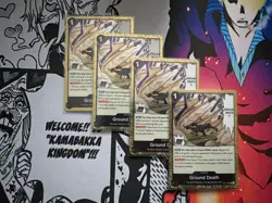 Ground Death OP14-096 R The Azure Sea's Seven ENGLISH OP14 One Piece PLAYSET - Image 1