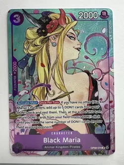 Black Maria (Illustration Box Vol.2) OP08-074 One Piece Promotion Cards Foil - Image 1