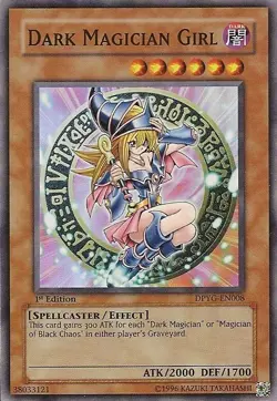 Dark Magician Girl - DPYG-EN008 - Super Rare - Unlimited Edition NM YuGiOh! Due - Image 1