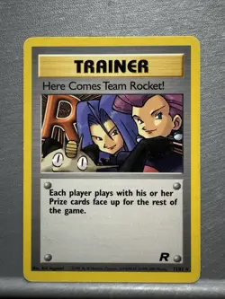 Pokemon Card Here Comes Team Rocket! Trainer Rare 71/82 - LP- - Image 1