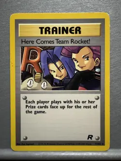 Pokemon Card Here Comes Team Rocket! Trainer Rare 71/82 - LP- - Image 3