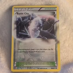 Pokemon TCG Battle City BW39 Black & White Trainer Promo Holo English 2012 Card - Image 1