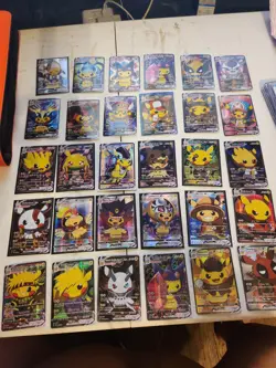 30 Pokemon Pikachu Cosplay Cards Set 2 - Image 1