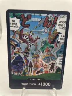 One Piece DON!! Card (Egghead) (/237) OP14 The Azure Sea's Seven NM FOIL - Image 1