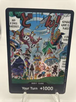 One Piece DON!! Card (Egghead) (/237) OP14 The Azure Sea's Seven NM FOIL - Image 2