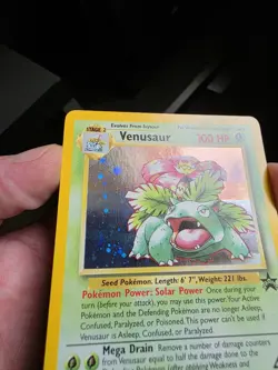 Venusaur 13 Black Star Promo Rare Holo Pokemon Card CD WOTC Vintage LP - Image 5