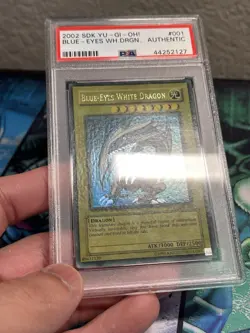 YUGIOH! Wavy Faded Unlimited Starter Deck Kaiba SDK-001 Blue-Eyes White Dragon - Image 4