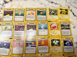 24 random trading card Pokemon lot- 1990s VINTAGE Lot 9 Mostly TRAINER - Image 3
