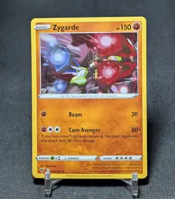 Zygarde Holo Rare Fighting Type Vivid Voltage Pokemon TCG Card 093/185 - Image 1