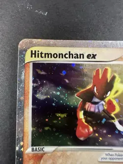 Hitmonchan ex Holo Ultra Rare Pokemon Card TCG 98/109 Ruby Sapphire LP/MP - Image 3