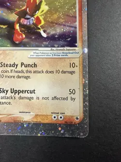 Hitmonchan ex Holo Ultra Rare Pokemon Card TCG 98/109 Ruby Sapphire LP/MP - Image 5