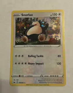 Snorlax 140/202 - Sword & Shield Promo - Cosmos Holo Pokemon Card - (NM) - Image 1