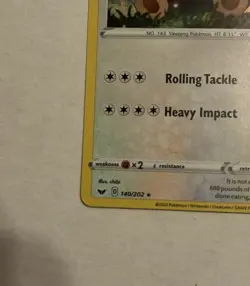 Snorlax 140/202 - Sword & Shield Promo - Cosmos Holo Pokemon Card - (NM) - Image 2