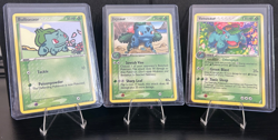 2006 POKEMON EX CRYSTAL GUARDIANS 3 CARD LOT - BULBASAUR, IVUSAUR, & VENUSAUR - Image 1