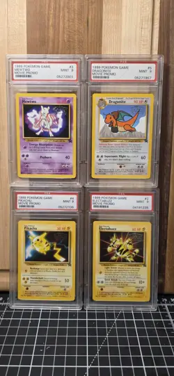1999 Pokemon First Movie Set WB Black Star Promo Cards Pikachu Mewtwo - Image 4