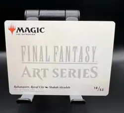 Rabanastre, Royal City Art Card (Gold Stamp) Final Fantasy Mtg LP - Image 2