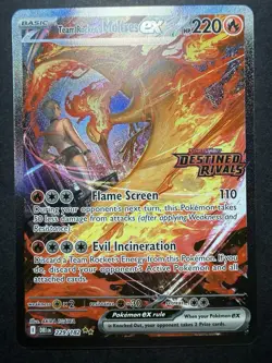 Team Rocket's Moltres ex - (Destined Rivals Stamp) 229/182 Miscellaneous Cards & - Image 1