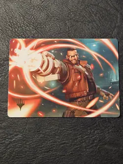 Barret Wallace Art Card (Gold-Stamped Planeswalker Symbol) Art Series: Final... - Image 1