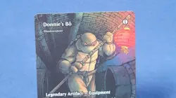 Donnie's Bo - Shadowspear - Foil - Borderless Teenage Mutant Ninja Turtles MTG - Image 3