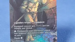 Donnie's Bo - Shadowspear - Foil - Borderless Teenage Mutant Ninja Turtles MTG - Image 4