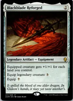 Blackblade Reforged R Dominaria 211 NM - Image 1