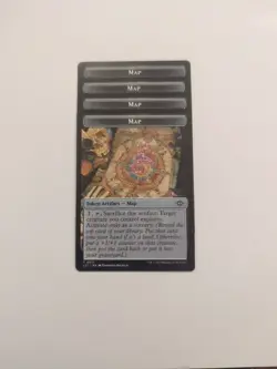 (4) Map Token (0017) *PLAYSET* The Lost Caverns of Ixalan Regular NM MTG - Image 1