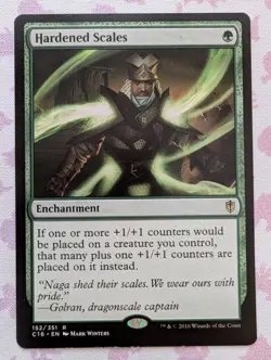 Hardened Scales - Commander 2016 #152/351 MTG Magic The Gathering - Image 1