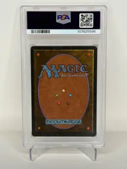 1994 Magic The Gathering Revised Dual Land Volcanic Island PSA 8 #5596 - Image 2