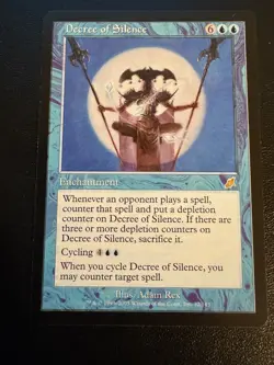 🔵 Decree of Silence - Scourge (2003) - Lightly Played - Image 1