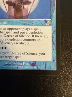 🔵 Decree of Silence - Scourge (2003) - Lightly Played - Image 4