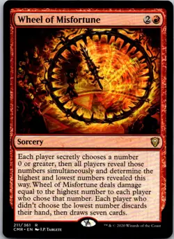 Wheel of Misfortune R Commander Legends 211 NM Normal - Image 1