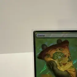 Forest (0257) Teenage Mutant Ninja Turtles MTG Magic FOIL - Image 3