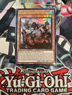 Blazing Cartesia, The Virtuous Ultra Rare 1st Edition BLTR-EN080 Yugioh - Image 1