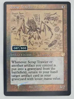Scrap Trawler MTG Serialized FOIL 087/500 Magic The Gathering Mythic - Image 1