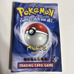 Pokemon Trading Card Game RULES Original Base Set 1999 Wizards of the Coast Book - Image 1