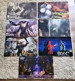 Magic The Gathering Yugioh Card Game Star City Games/Play Mat Lot Of 7 Mats - Image 1