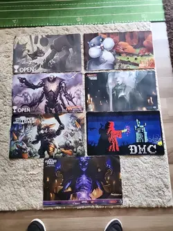 Magic The Gathering Yugioh Card Game Star City Games/Play Mat Lot Of 7 Mats - Image 3