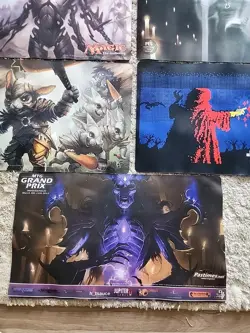 Magic The Gathering Yugioh Card Game Star City Games/Play Mat Lot Of 7 Mats - Image 4