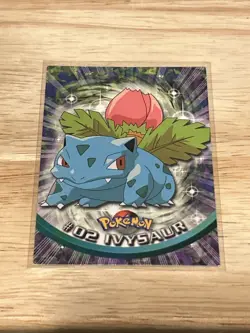 Pokemon Bulbasaur Ivysaur Venusaur 1999 Topps TV Series 1 Blue Label - Image 5