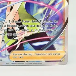 Pokemon TCG Elesas Sparkle Full Art Trainer Fusion Strike Card 260/264 NM - Image 4