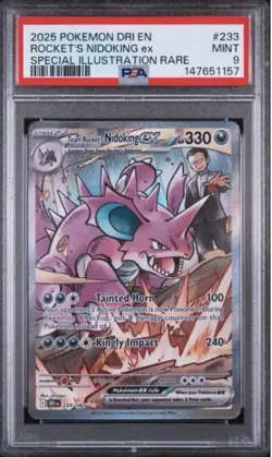 Pokemon Team Rocket's Nidoking ex Destined Rivals Special Illustration Rare PSA… - Image 1