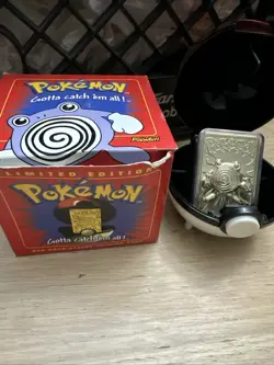 Pokemon 1999 Poliwhirl 23k Gold Plated Trading Card Pokeball Burger King W/COA - Image 1