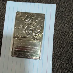 Pokemon Mewtwo 23K Gold-Plated Trading Card 1999 Burger King - Image 2