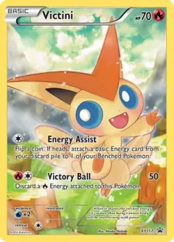 Victini XY117 XY Generations Promo Pokemon Card - Image 2