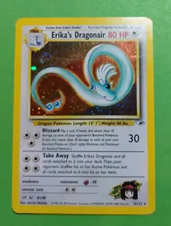 Erika's Dragonair 004/132 Gym Heroes Holo Pokemon, HP - Image 1