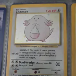 Pokemon Chansey Base Set 003/102 Holo Rare Basic 120 HP English - Image 1