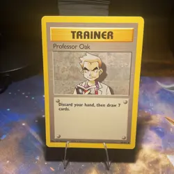 Pokemon Professor Oak 88/102 Base Set - Image 1